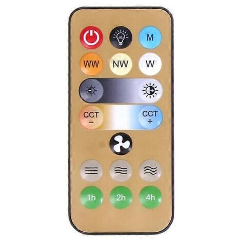 Télécommande infrarouge de remplacement 2023 compatible avec les luminaires de plafond E27 pour ventilateur de plafond (1 pièce). (1/5)