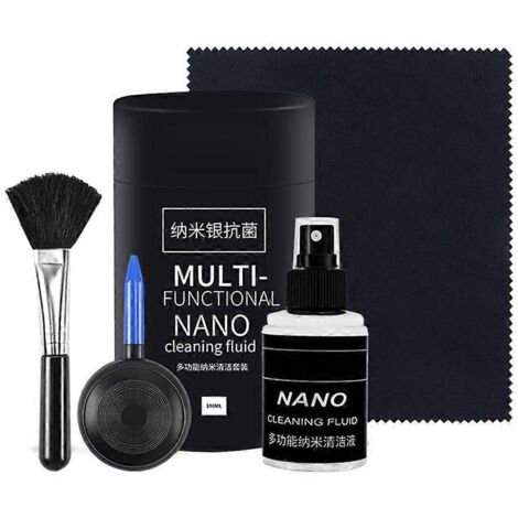 Kit de nettoyage pour téléphones, écrans d'ordinateurs, appareils photo, claviers, casques et tablettes. (1/5)