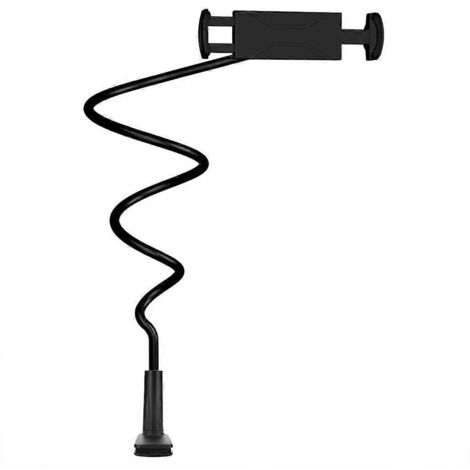 Support de téléphone portable pour bureau, pince de fixation, support flexible pour téléphone de lit (1/5)