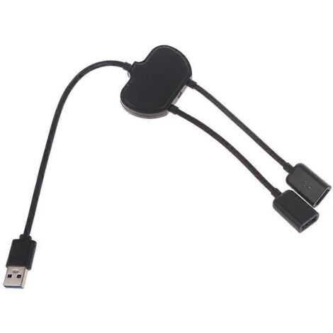 Adaptateur USB 3.0 1 mâle vers 2 femelles à 3 ports pour ordinateur portable (1/5)