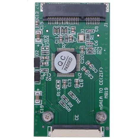 Nouvelle carte de conversion Mini PCIe pour adaptateur mSATA 1,8" vers CE ZIF pour SSD et disques durs. (1/5)