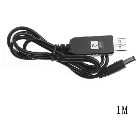 Câble régulateur de tension élévateur de tension USB 5 V vers 9 V, 2,1 x 5,5 mm (1/5)