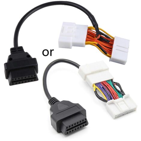 Adaptateur de connecteur 16 broches pour outil de diagnostic automobile Tesla Model 3 Y (1/5)
