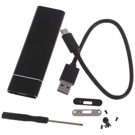 Boîtier externe en aluminium NGFF USB 3.1 2,5 pouces pour disque dur. (1/5)