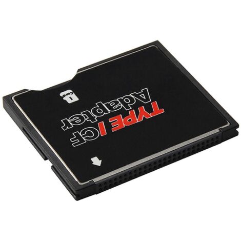 Adaptateur lecteur de cartes Micro-SD/SDHC/SDXC TF vers Compact Flash CF à port unique (1/5)