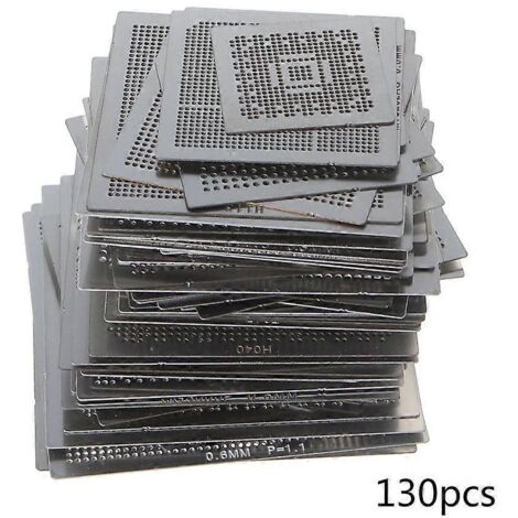 130 pochoirs universels à chauffage direct pour le reballage BGA (1/5)