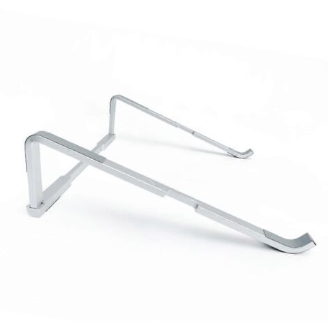 Support antidérapant pour ordinateur portable et tablette, pliable et réglable, avec dissipateur thermique. (1/5)