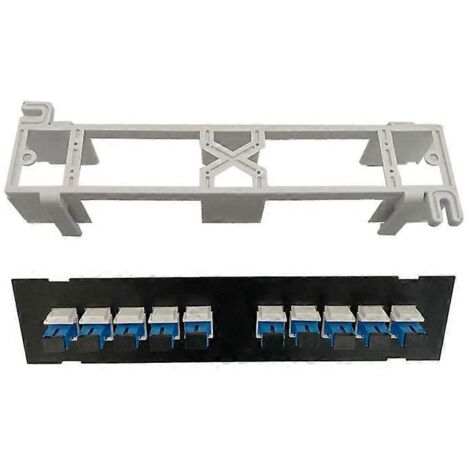 Bloc de raccordement Ethernet 1U mural ou rackable pour câblage SC (1/5)