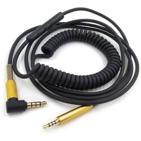 Câble audio flexible avec prise jack 2,5 mm et connecteur à ressort robuste pour Bose QC25 et QC35 (1/5)