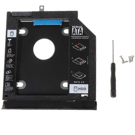 Nouveau support de plateau pour deuxième disque dur SSD/HDD pour Lenovo Ideapad 320, 320C et 520 (1/5)
