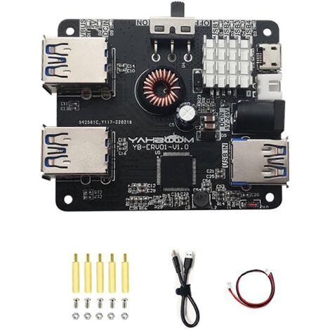 Hub USB haute vitesse multi-ports USB 3.0 à 4 ports pour robot ROS (1/5)