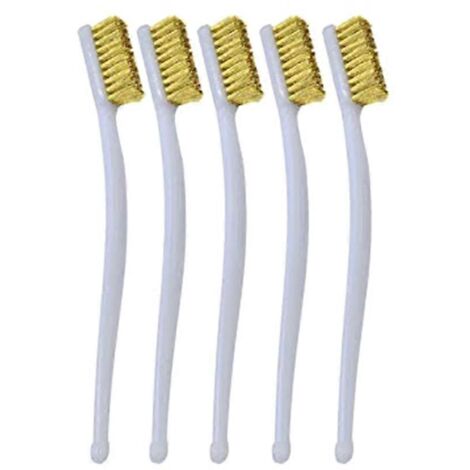 Lot de 5 outils de nettoyage de buses d'imprimante 3D : brosse à dents en fil de cuivre et brosse en cuivre. (1/5)