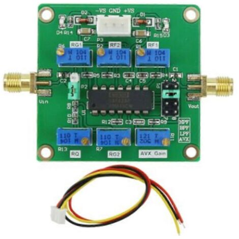 Module de filtre actif universel UAF42 : filtrage passe-haut, passe-bas et passe-bande (1/5)