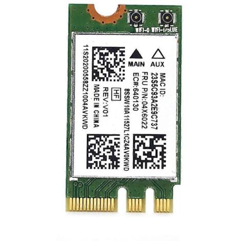 Carte Wi-Fi M.2 BT4.0 QCNFA335 pour Lenovo G40-70, G40-80, G50-80, B40-80 et E455 (1/5)