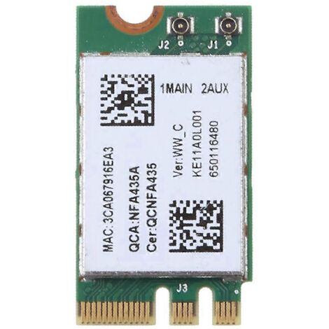 Carte adaptateur sans fil légère pour QCA9377 QCNFA435 802.11AC 2,4 GHz/5 GHz NGFF (1/5)
