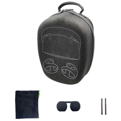 Étui de rangement pour casque PS VR2, protections pour lunettes, facile à ouvrir et à fermer. (1/5)