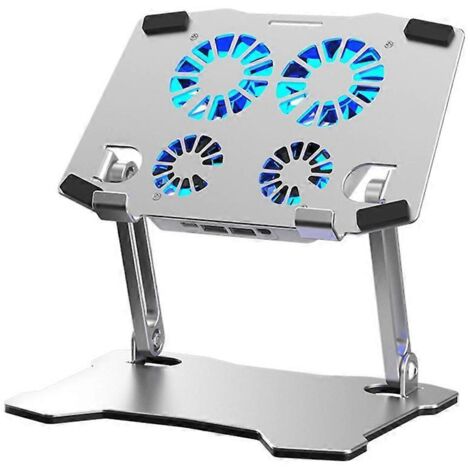 Support de tablette X16 avec ventilateurs puissants en alliage d'aluminium pour ordinateur portable (1/5)