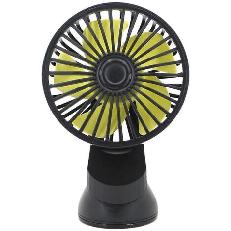 Ventilateur USB monobloc pour la maison ou la voiture, trois vitesses, ventilation puissante et réglable. (1/5)