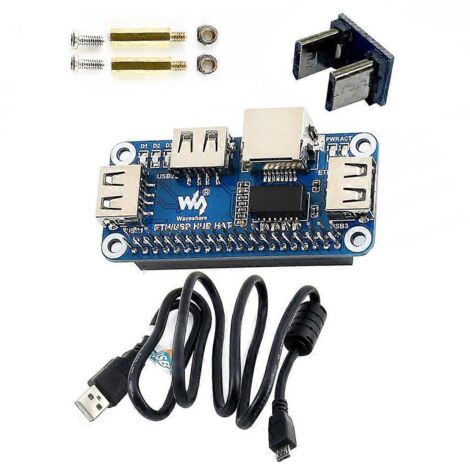 Hub USB vers Ethernet RJ45 pour Raspberry Pi 4B/Zero W (1/5)