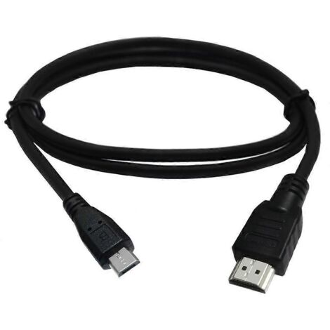 Adaptateur Micro USB HDMI 1080p HDTV avec câble de duplication et de chargement, adaptateur numérique (1/5)