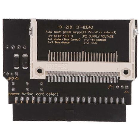 Adaptateur IDE pour carte mémoire Compact Flash CF vers disque dur 3,5" 40 broches pour ordinateur portable (1/5)