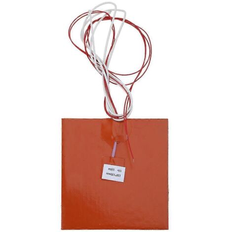 Tapis chauffant en silicone importé 120 x 120 mm, 2 V, 120 W, orange (1/5)