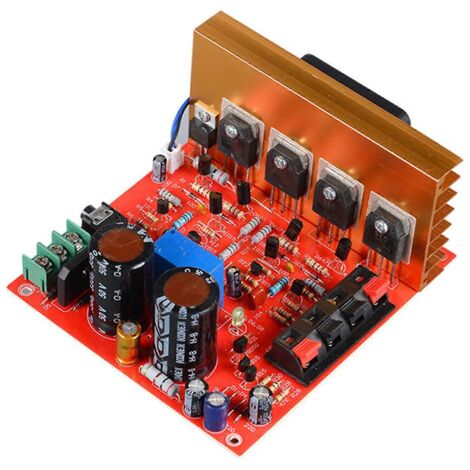 Carte audio d'amplificateur de puissance stéréo DX-188 180 W + 180 W double AC18V-26V avec ventilateur (1/5)