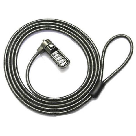 Câble antivol pour ordinateur portable, tablette et autres appareils (7000 octets). (1/5)