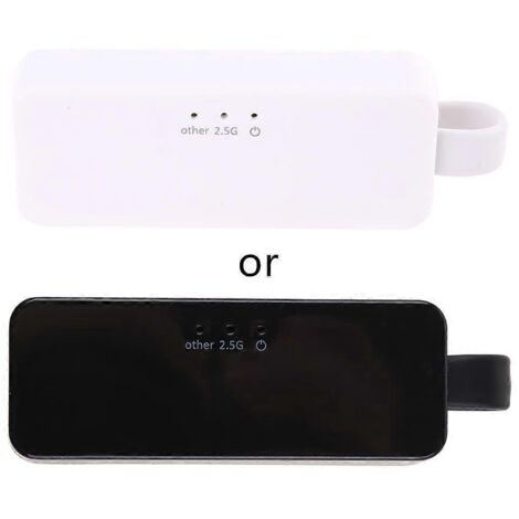 Adaptateur réseau USB 3.0 avec hub Ethernet 2,5G RJ45 et débit de 2 500 Mbps. (1/5)