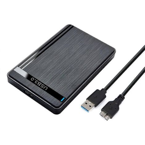 Boîtier pour disque dur SATA 2,5 pouces - Compatible USB 3.0 - Boîtier série SATA (1/5)
