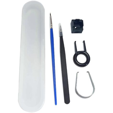 Collection d'outils de lubrification pour interrupteurs MX personnalisés : porte-tiges et stylo lubrifiant. (1/5)