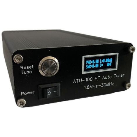 Tuner d'antenne automatique 7x7 + Mini écran OLED 0,91" + Boîtier métallique + Batterie 1350 mAh (1/5)