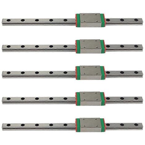 Rail linéaire Voron V0, lot de 5, guide linéaire MGN7 pour imprimante 3D, 150 mm (1/5)