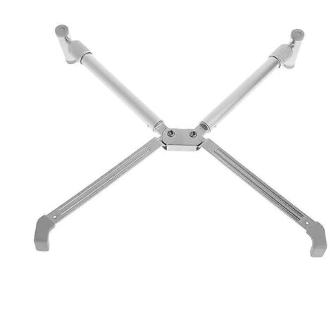 Support ergonomique pliable en aluminium pour ordinateur portable de 12 à 17 pouces, avec système de refroidissement en X. (1/5)