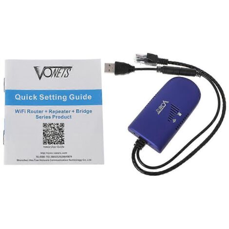 Adaptateur routeur VAP11G : dongle Ethernet 4G RJ45 Wi-Fi vers répéteur Wi-Fi sans fil (1/5)