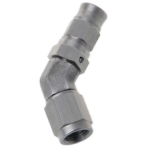 Adaptateur de raccord de flexible de frein sur mesure AN-3 AN3 JIC 45 degrés en acier inoxydable et PTFE (1/5)