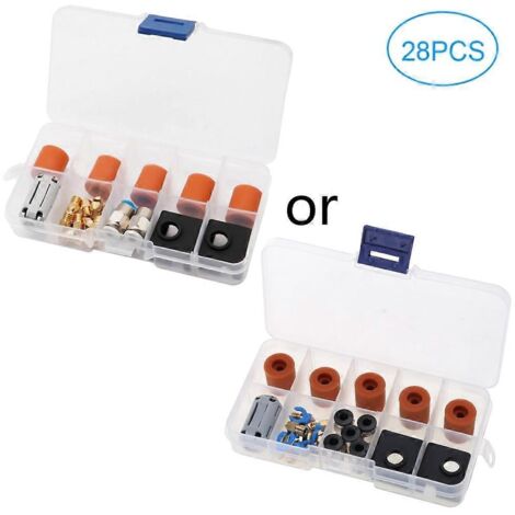 Supports de colonnes de nivellement en silicone pour plateau chauffant et tête d'impression avec buse d'extrudeuse Mk8 de 0,4 mm (1/5)