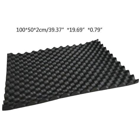 Tapis insonorisant pour voiture 100x50cm, coussin isolant en mousse (1/5)