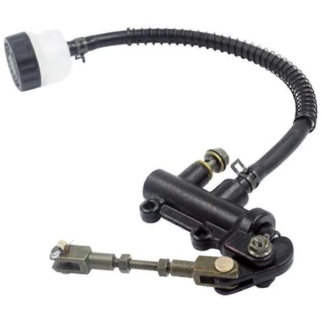 Pompe de frein hydraulique arrière avec maître-cylindre à pédale pour motos, scooters et quads. (1/5)