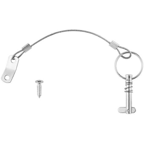 Goupille de dégagement rapide en acier inoxydable pour charnière de bimini de bateau, quincaillerie marine (1/5)