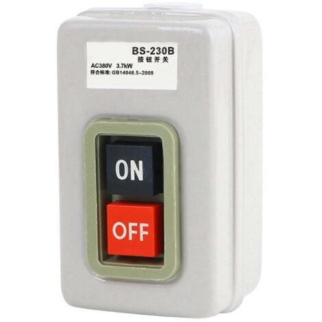 Interrupteur de démarrage à bouton-poussoir triphasé 3,7 kW 380 V (1/5)