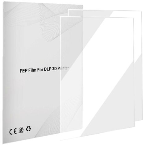 Film de protection FEP 200 x 140 x 0,1 mm (2 pièces) pour imprimante 3D Mars SLA DLP (1/5)
