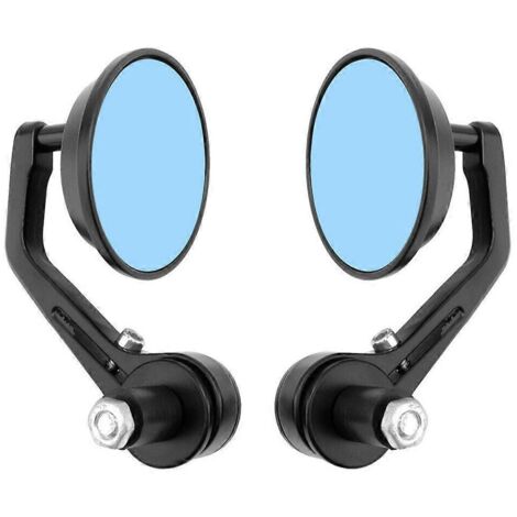 1 paire de rétroviseurs de guidon pour moto/scooter (7/8") (1/5)