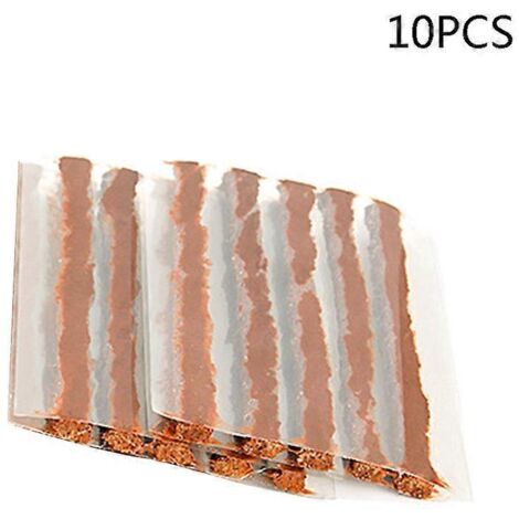 Lot de 10 bandes de réparation pour pneus tubeless, colle à mélanger pour voiture et moto (1/5)