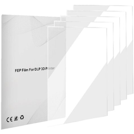 Lot de 5 films FEP 200x140x0,15 mm pour imprimantes 3D UV LCD Mars 2 Pro/Anycubic (1/5)