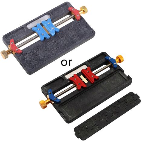 Plateforme de travail pour support de carte de circuit imprimé de téléphone, positionnement BGA et réparation de cartes de circuits imprimés (1/5)