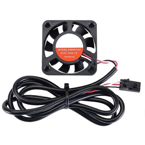 Pièce de refroidissement de tête d'impression 4010 DC5V 0,2A avec palier de radiateur à soufflerie pour imprimante 3D (1/5)