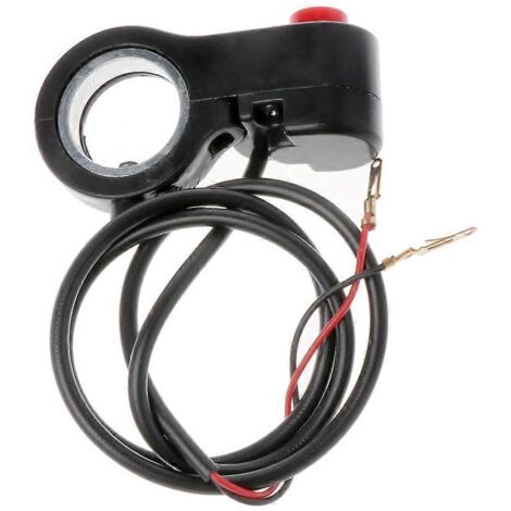 Interrupteur de klaxon de guidon de moto 22 mm 7/8" avec bouton de connexion pour haut-parleur de démarrage (1/5)