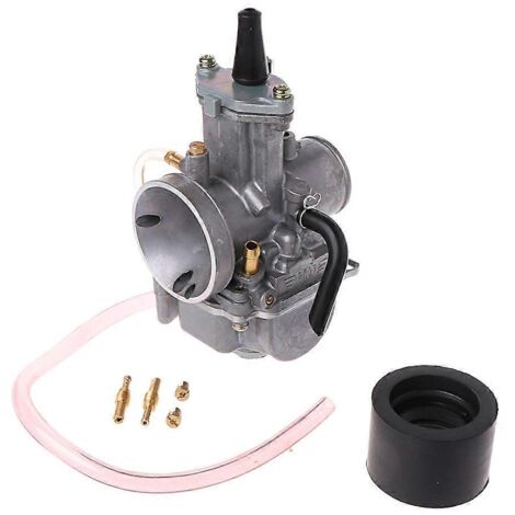 Carburateur universel robuste de 24 mm pour moto, compatible avec les carburateurs Mikuni PWK, avec gicleur de puissance. (1/5)
