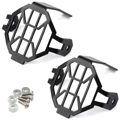 Protection de phare antibrouillard pour moto, couvercle de protection en aluminium pour lampe LED (1/5)